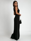 2-piece set, wide pants and black blouse AZRHP3868